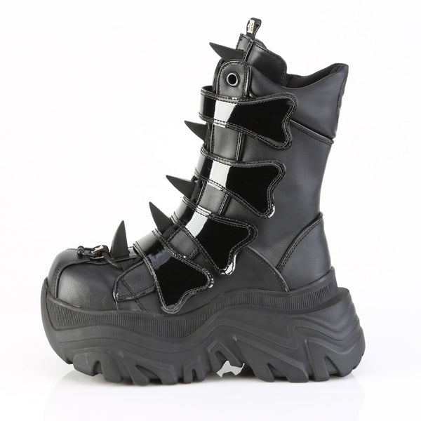 Demonia Echo-110 Black Vegan Leather