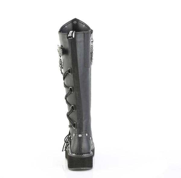Demonia Emily-221 Black Vegan Leather