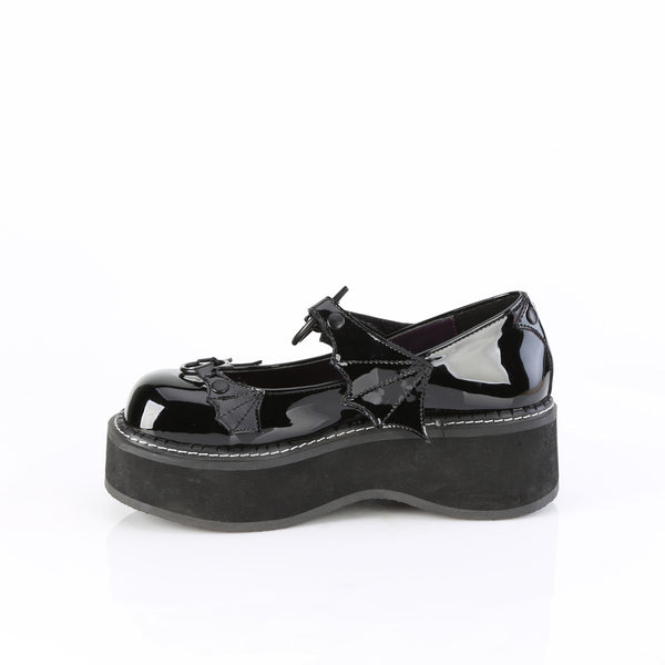 Demonia Emily-23 Black Patent
