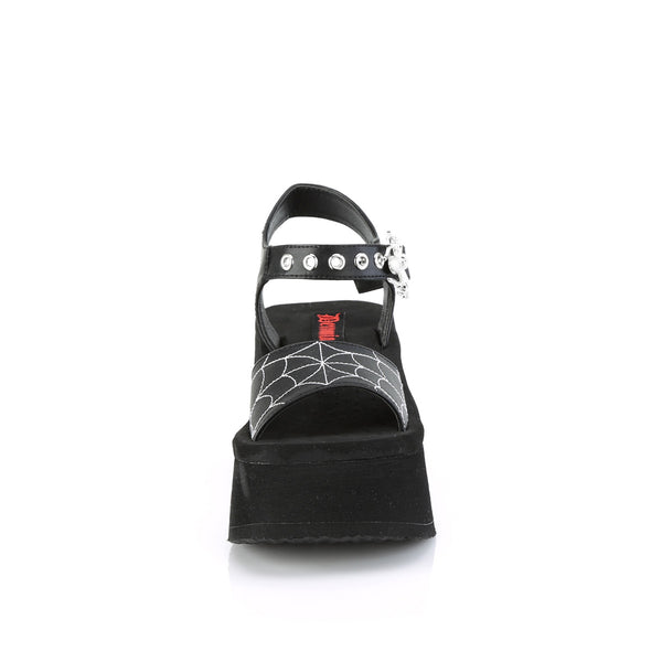 Demonia Funn-10 Black Vegan Leather