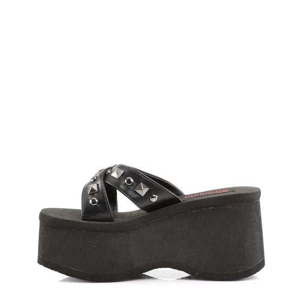 Demonia Funn-29 Black Vegan Leather