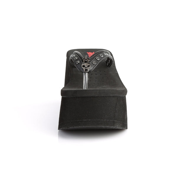 Demonia Funn-33 Black Vegan Leather