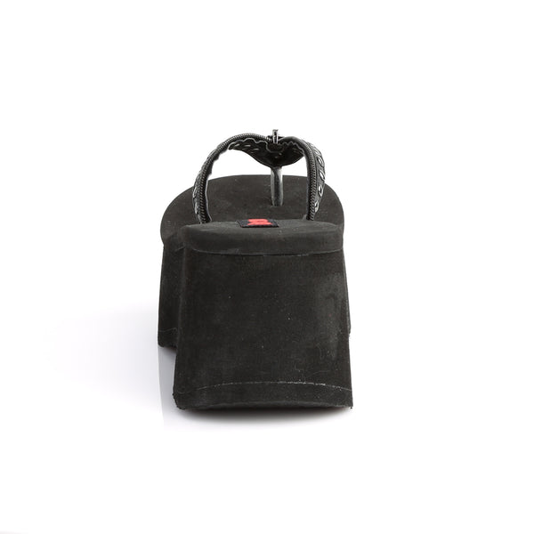 Demonia Funn-33 Black Vegan Leather