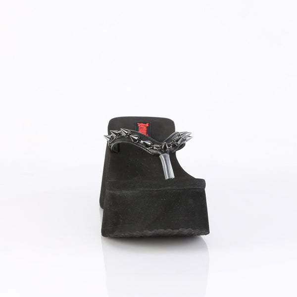 Demonia Funn-35 Black Vegan Leather