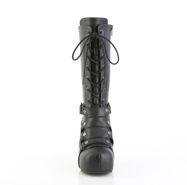 Demonia Gothika-152 Black Vegan Leather