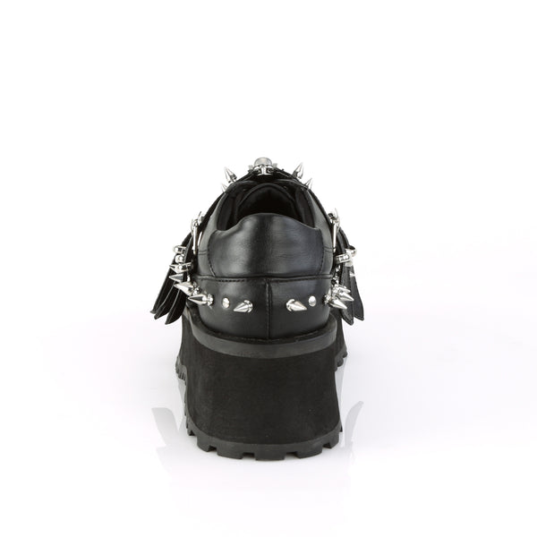 Demonia Gravedigger-03 Black Vegan Leather