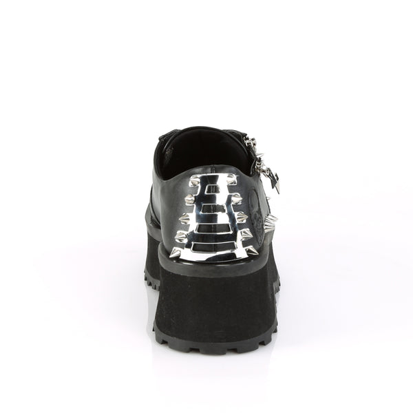 Demonia Gravedigger-04 Black Vegan Leather