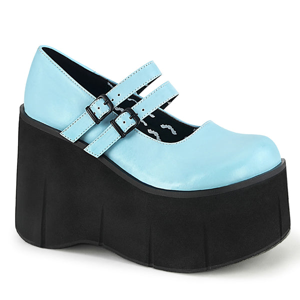 demonia Kera-08 Baby Blue Vegan Leather