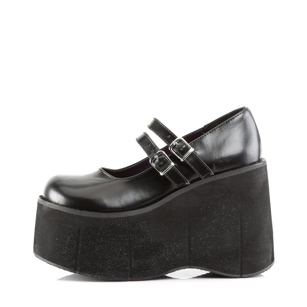 Demonia Kera-08 Black Vegan Leather