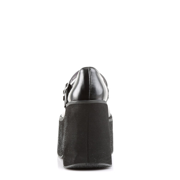 Demonia Kera-08 Black Vegan Leather