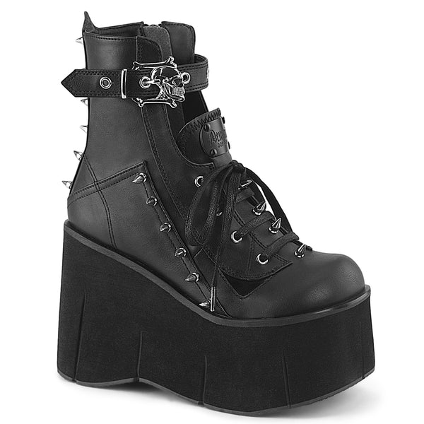 demonia Kera-150 Black Vegan Leather