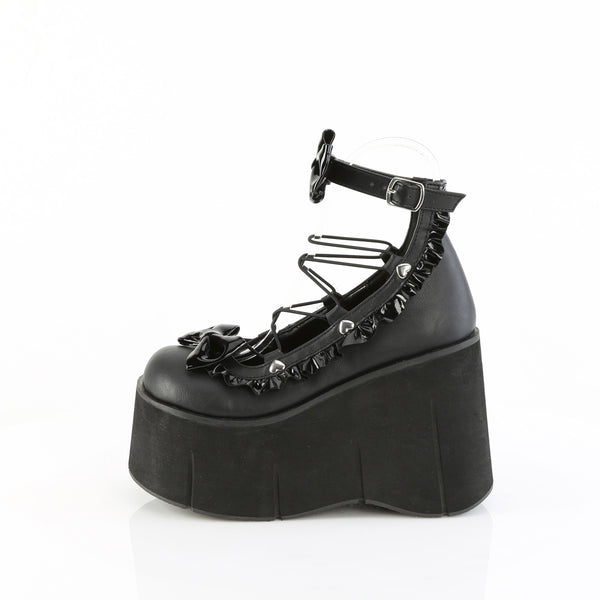 Demonia Kera-18 Black Vegan Leather