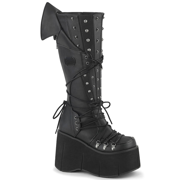 demonia Kera-203 Black Vegan Leather