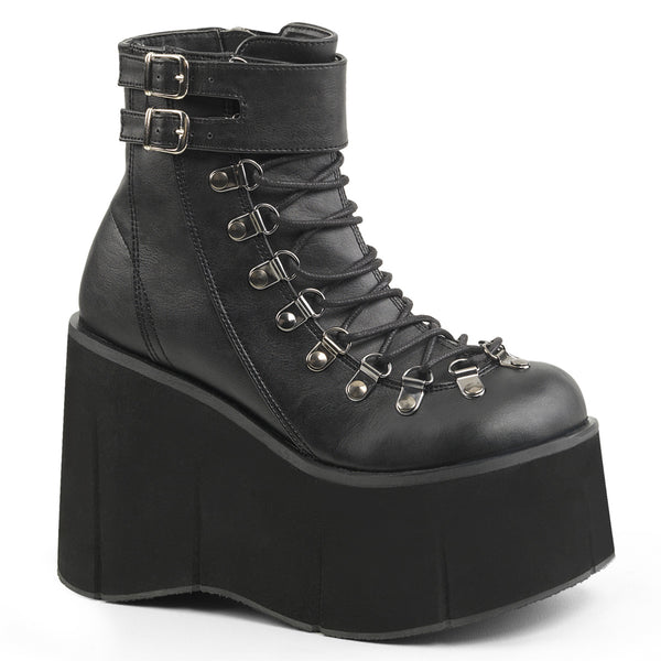 demonia Kera-21 Black Vegan Leather
