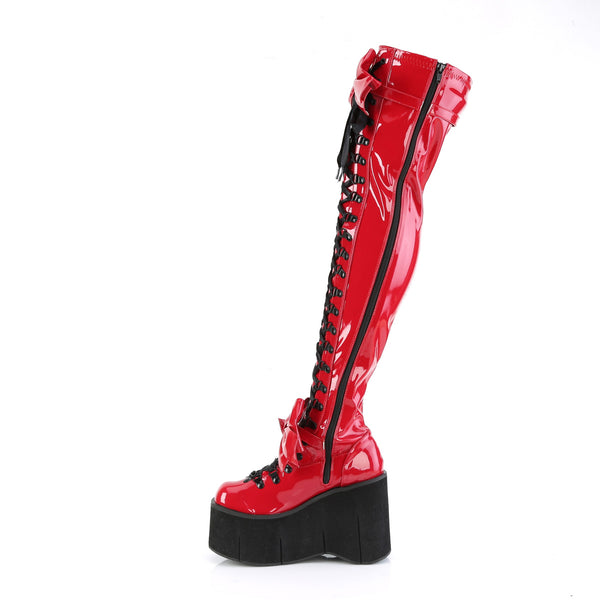 Demonia Kera-303 Red Patent