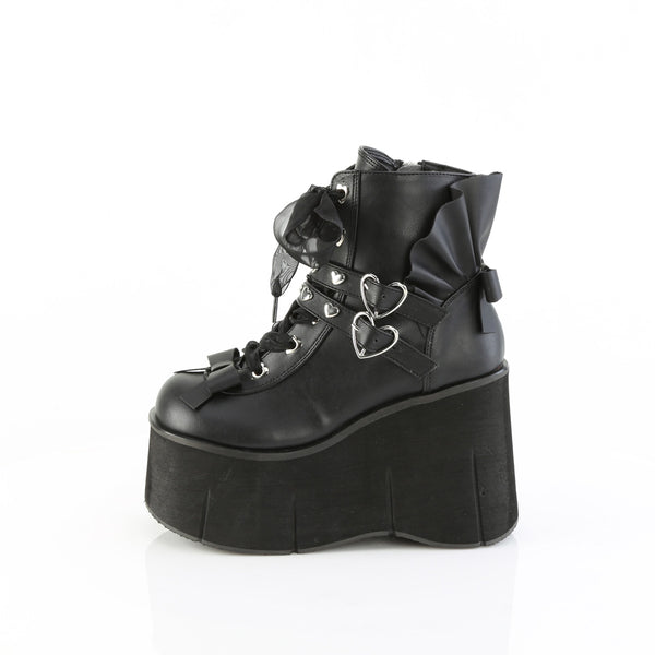 Demonia Kera-55 Black Vegan Leather