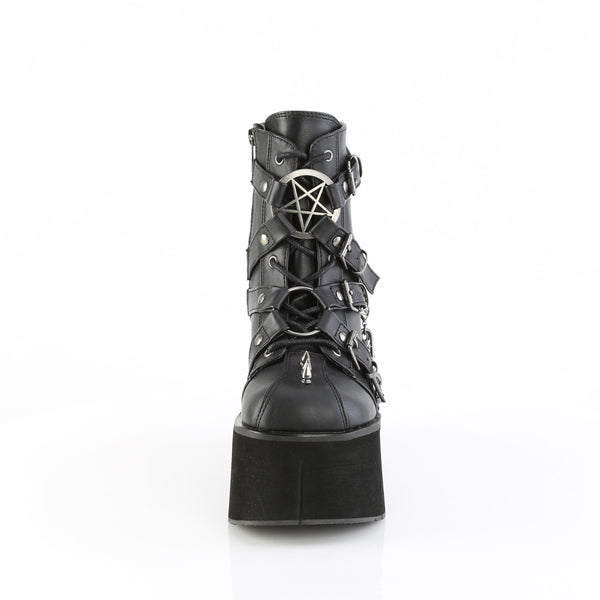 Demonia Kera-68 Black Vegan Leather