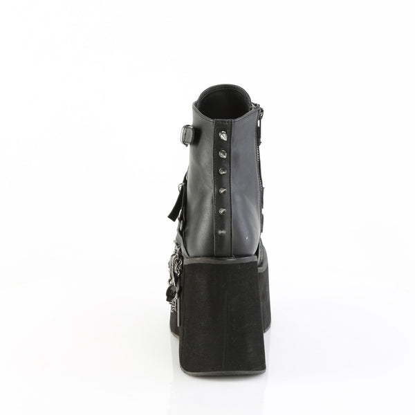 Demonia Kera-68 Black Vegan Leather