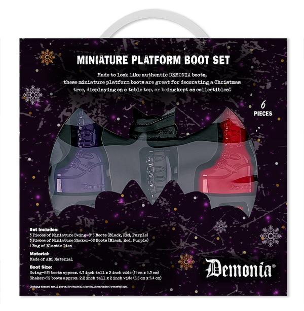 demonia Miniature Boots Ornament Set