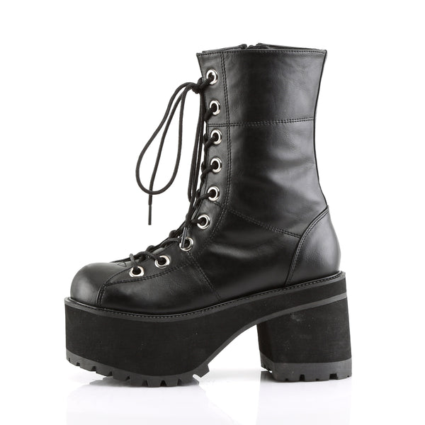 Demonia Ranger-301 Black Vegan Leather