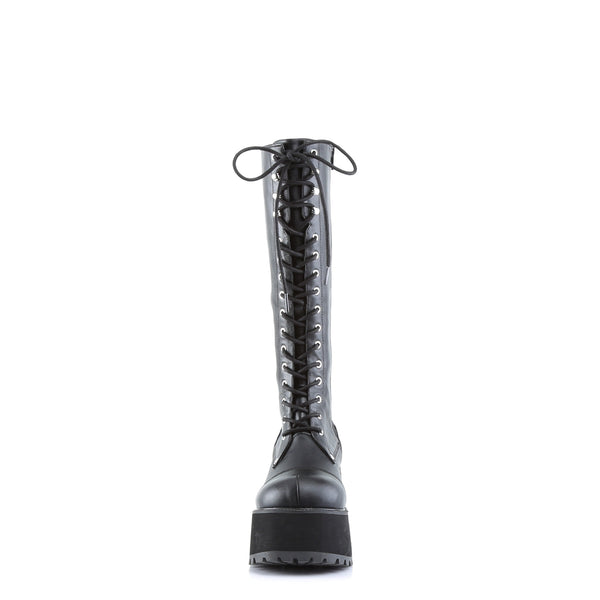 Demonia Ranger-302 Black Vegan Leather
