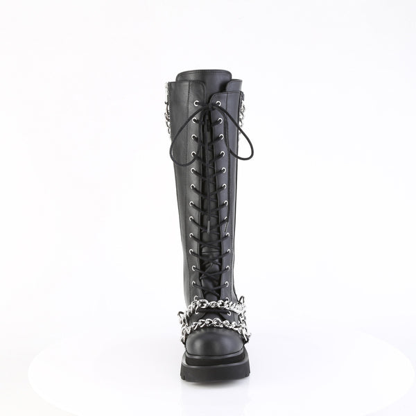Demonia Renegade-215 Black Vegan Leather