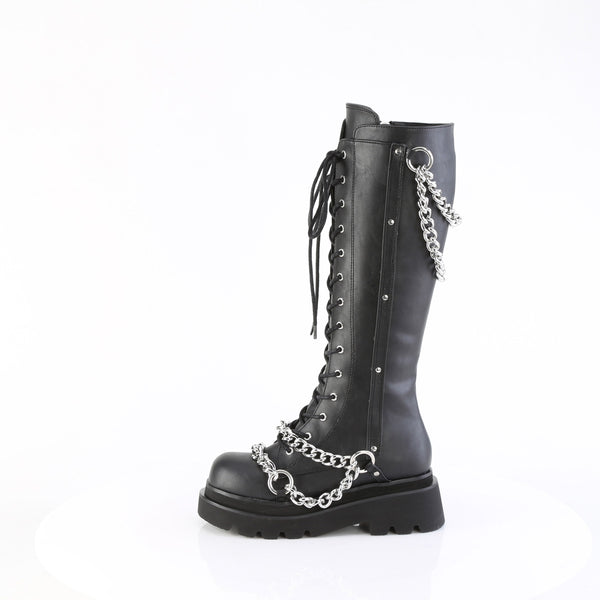 Demonia Renegade-215 Black Vegan Leather