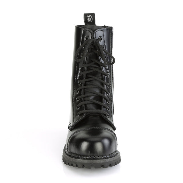 Demonia Riot-10 Black Leather