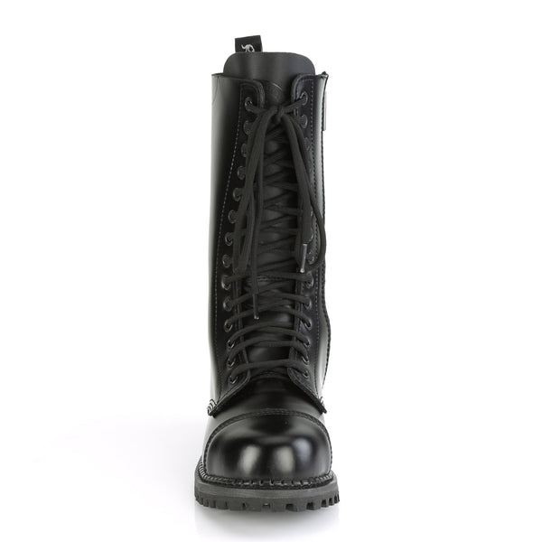 Demonia Riot-14 Black Leather