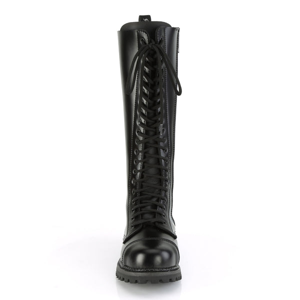 Demonia Riot-20 Black Leather