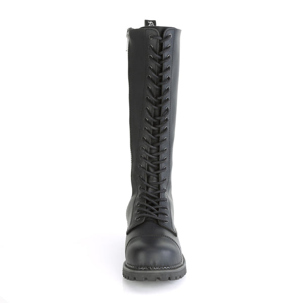 Demonia Riot-20 Black Vegan Leather