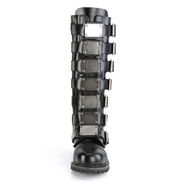 Demonia Riot-21MP Black Leather