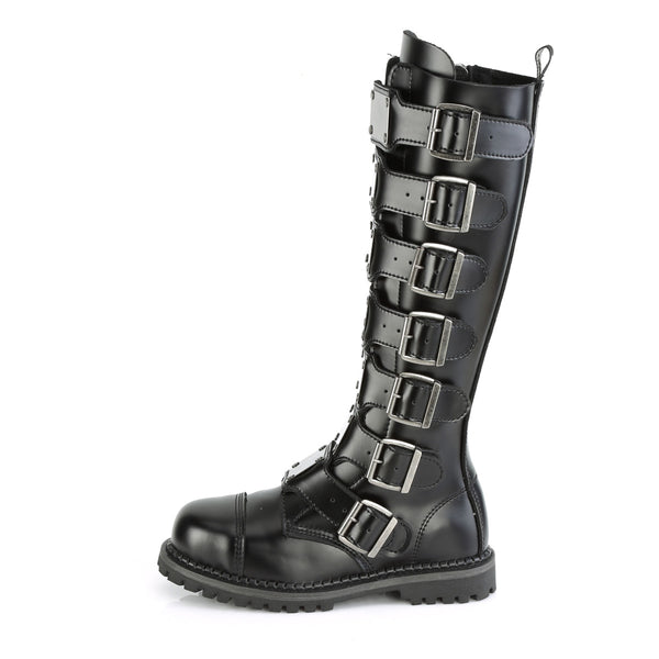Demonia Riot-21MP Black Leather