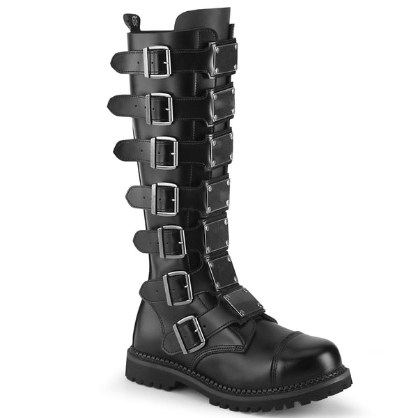 demonia Riot-21MP Black Leather