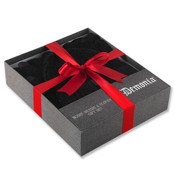 demonia Scarf Beanie & Gloves - Gift Set