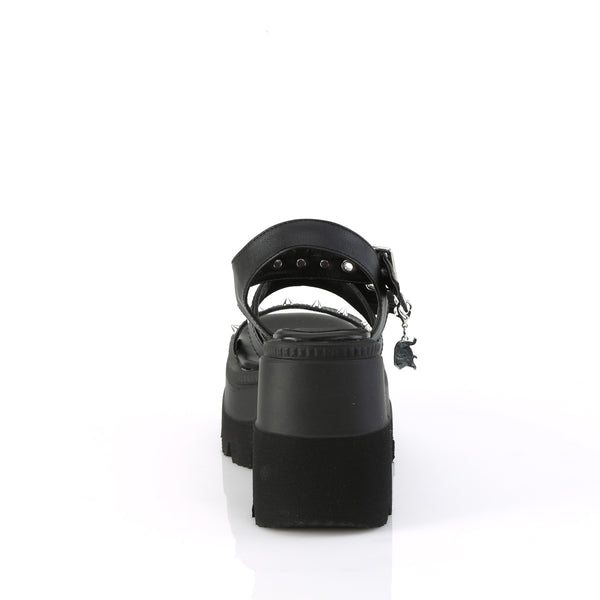 Demonia Shaker-13 Black Vegan Leather