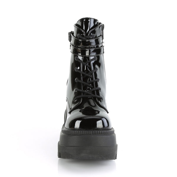 Demonia Shaker-52 Black Patent