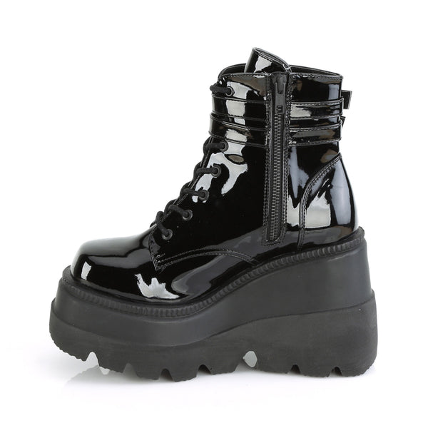 Demonia Shaker-52 Black Patent