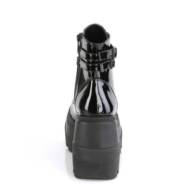 Demonia Shaker-52 Black Patent