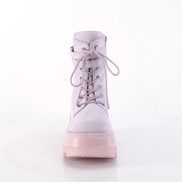 Demonia Shaker-52 Lavender Vegan Suede