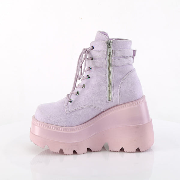Demonia Shaker-52 Lavender Vegan Suede