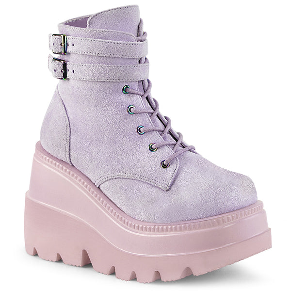 demonia Shaker-52 Lavender Vegan Suede