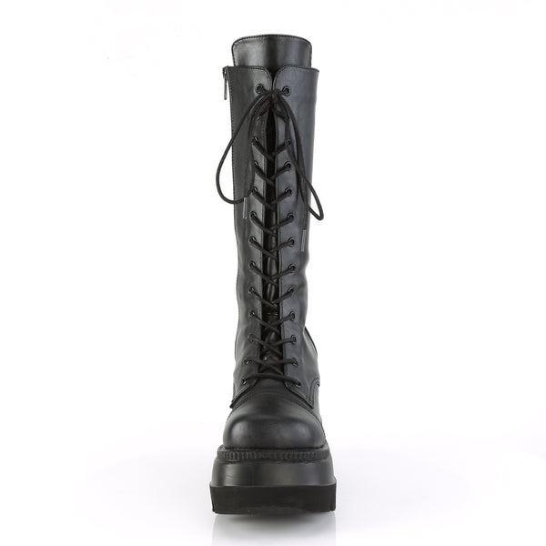Demonia Shaker-72 Black Vegan Leather