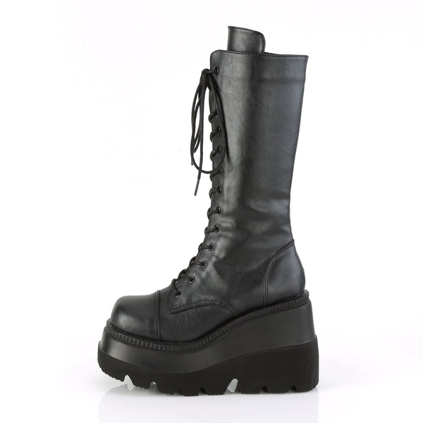 Demonia Shaker-72 Black Vegan Leather