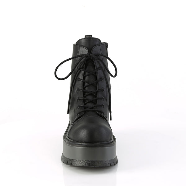 Demonia Slacker-55 Black Vegan Leather