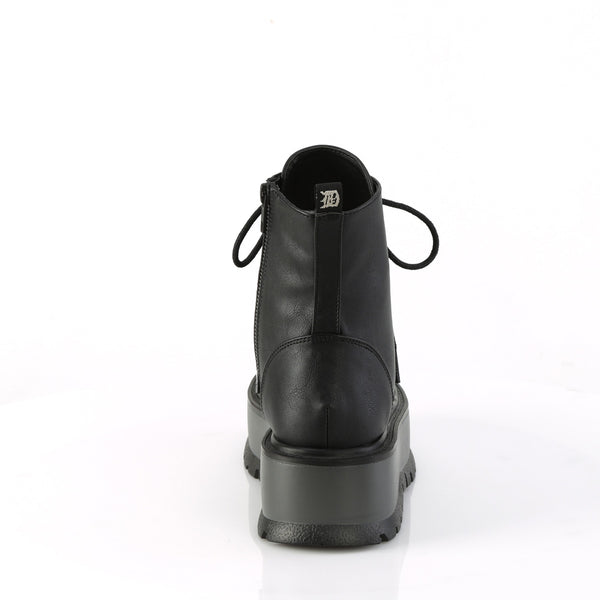Demonia Slacker-55 Black Vegan Leather
