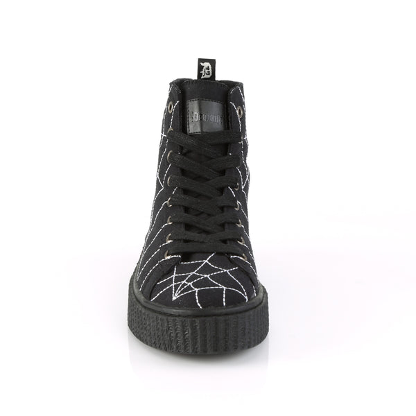 Demonia Sneeker-250 Black Canvas