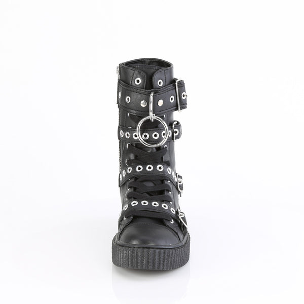 Demonia Sneeker-320 Black Vegan Leather