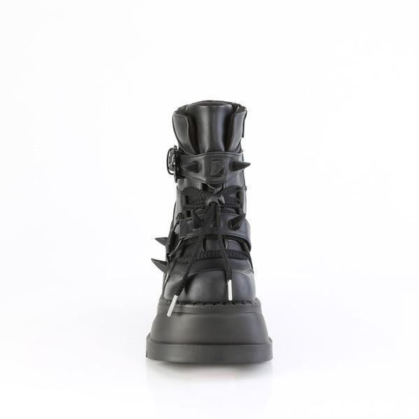 Demonia Stomp-60 Black Vegan Leather
