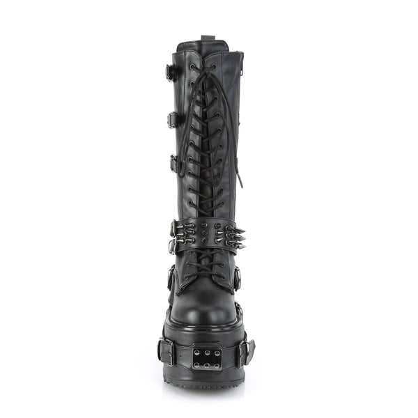 Demonia Swing-327 Black Vegan Leather